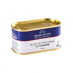 Bloque de foie gras de pato de Alsacia, 200 g