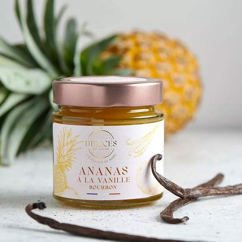 Pineapple Bourbon Vanilla Jam 230g