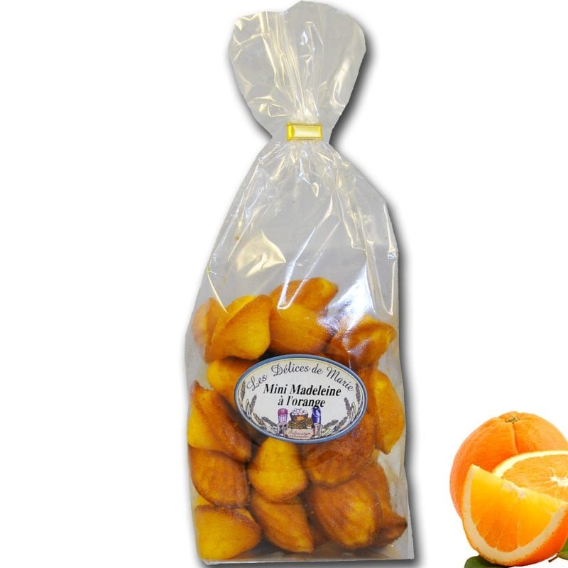 Mini Madeleines with Orange - Online French delicatessen