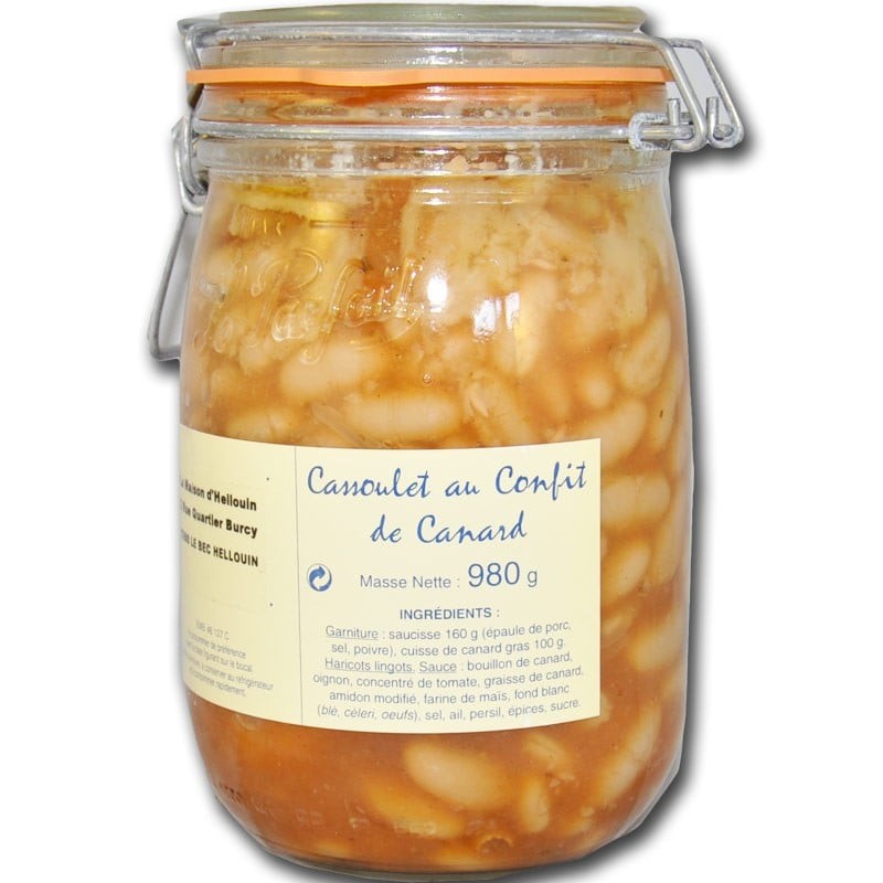 Cassoulet au Confit de Canard - épicerie fine en ligne