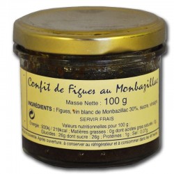 Confit de figues au monbazillac - épicerie fine en ligne