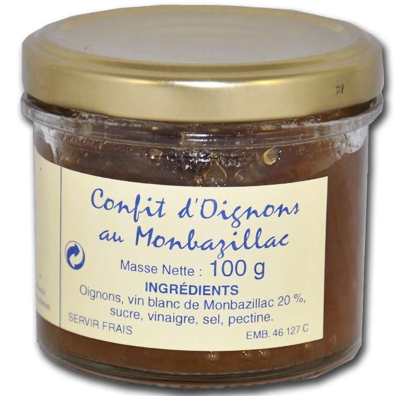 Confit d'oignons au monbazillac - épicerie fine en ligne