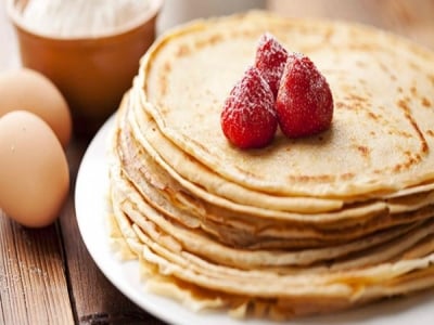 The pancake batter